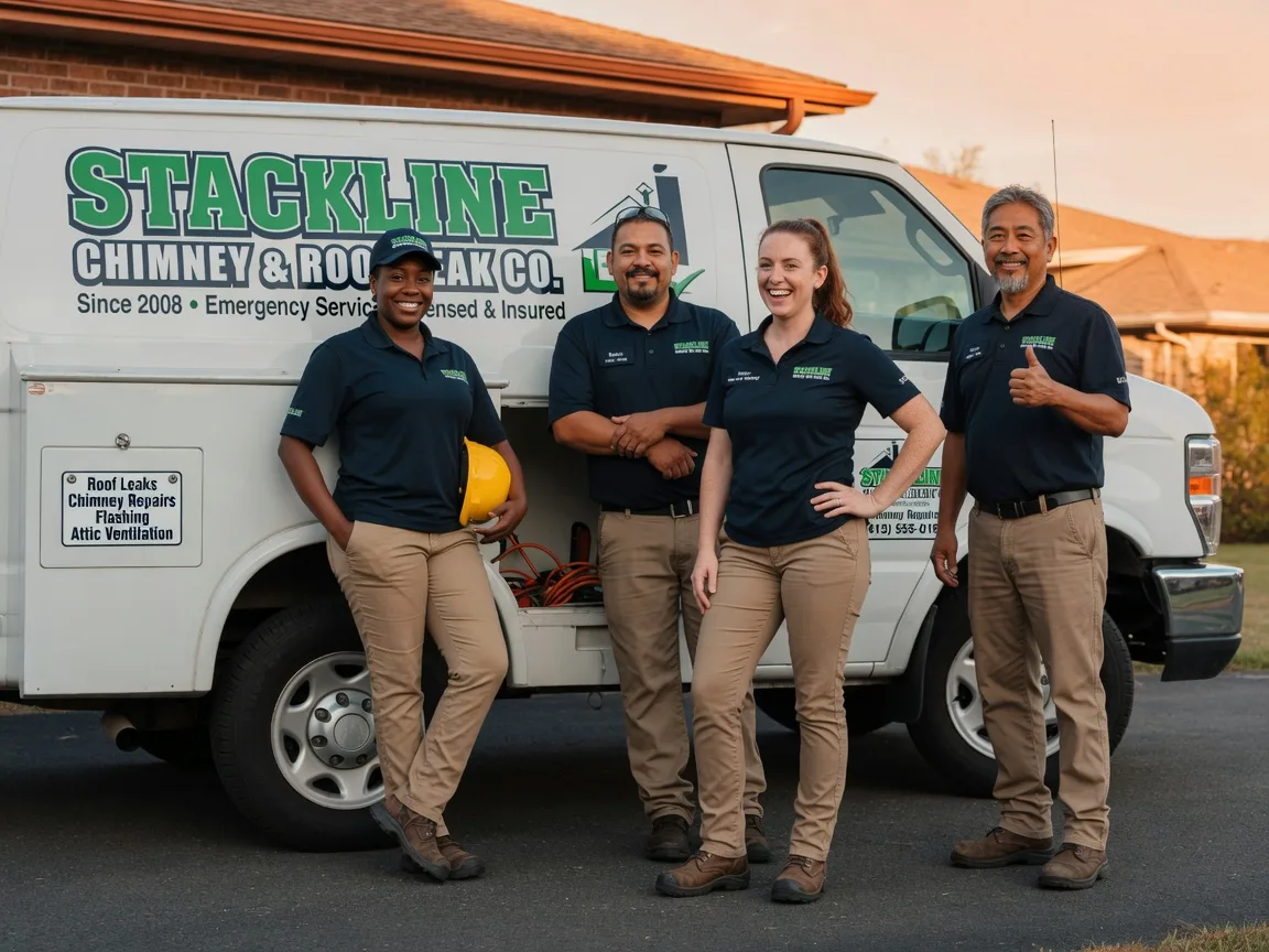 Chimney flashing repair company in Portland, AR
